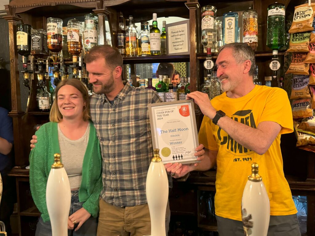 Cider pub of the year 2024 presentation