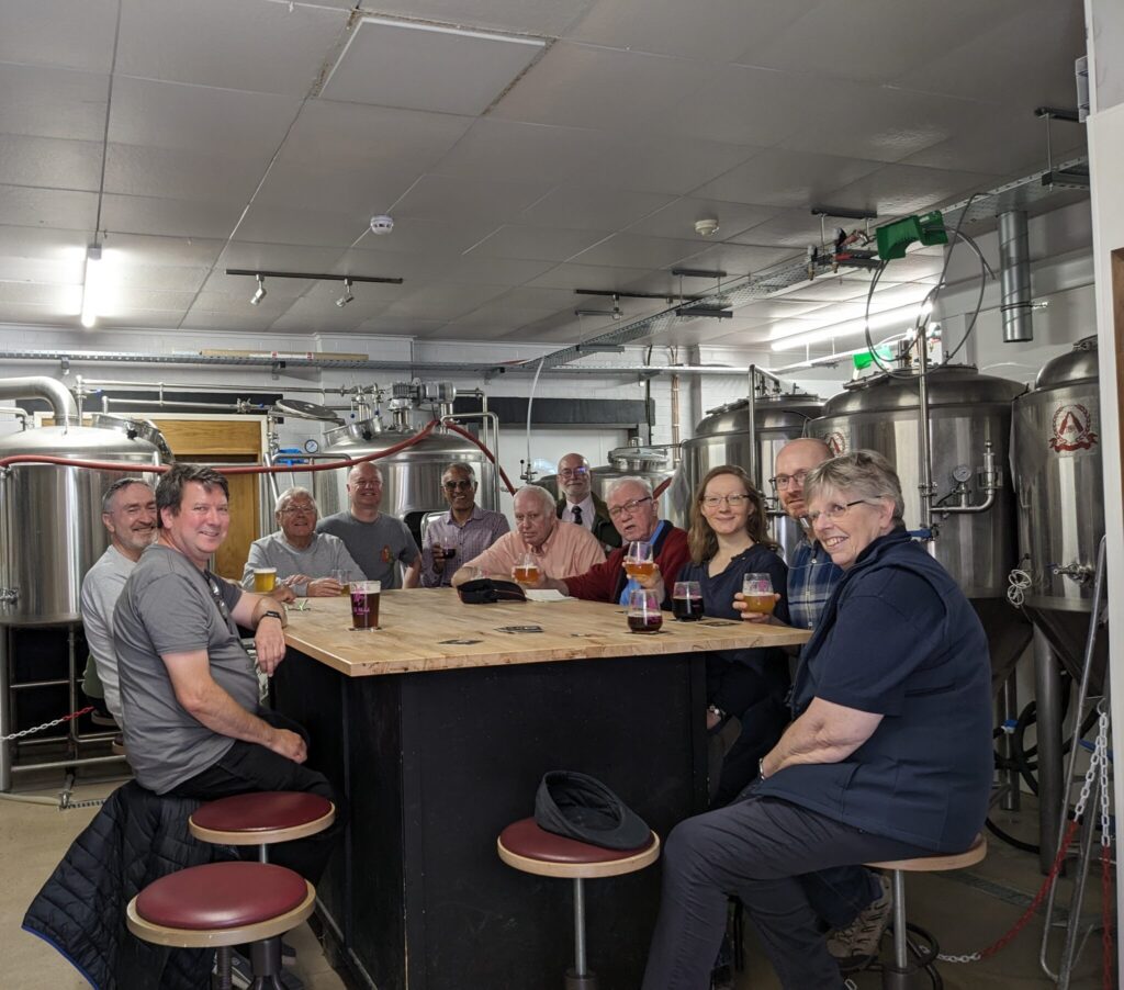 CAMRA Members in the Broken Seal