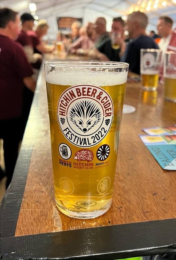 Pint of real ale