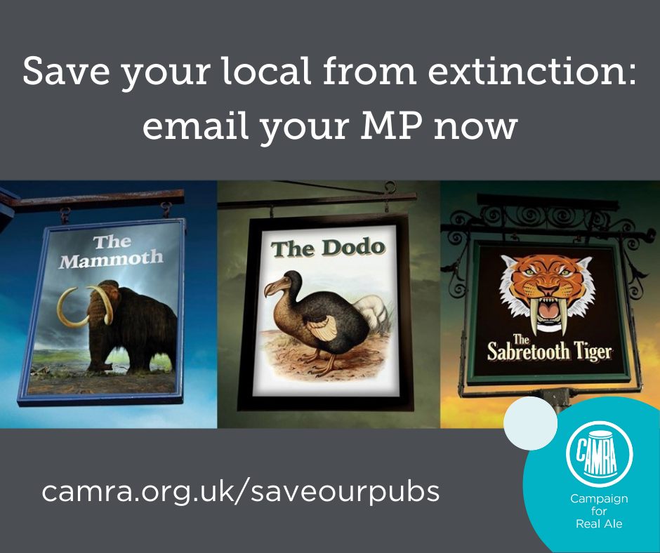 Save our Pubs banner