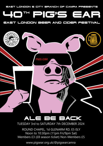 Pigs Ear beer festival advert